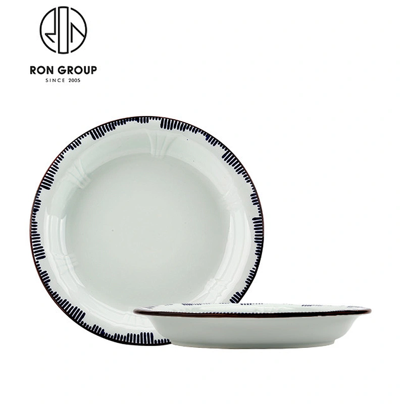 Wholesale 11 Inch Special Shape Ceramic Fruit Plate