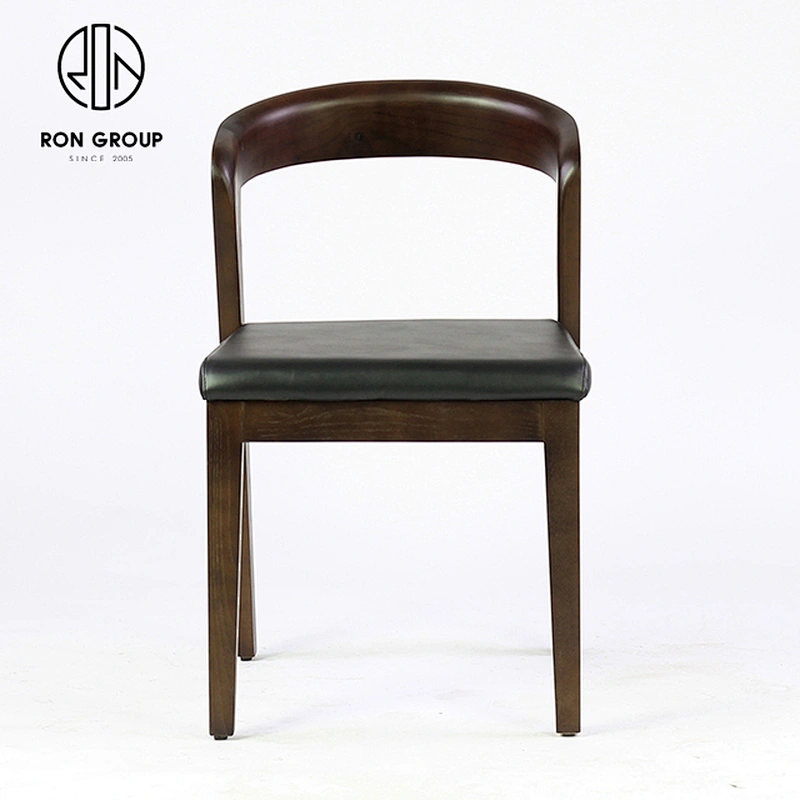 Wholesale Comfortable White Ash Wooden Dining Chairs Modern For Restaurant
