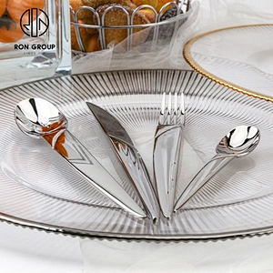 Restaurant Fork Spoon Knife Tea Spoon Stainless Steel Wedding Cutlery Set