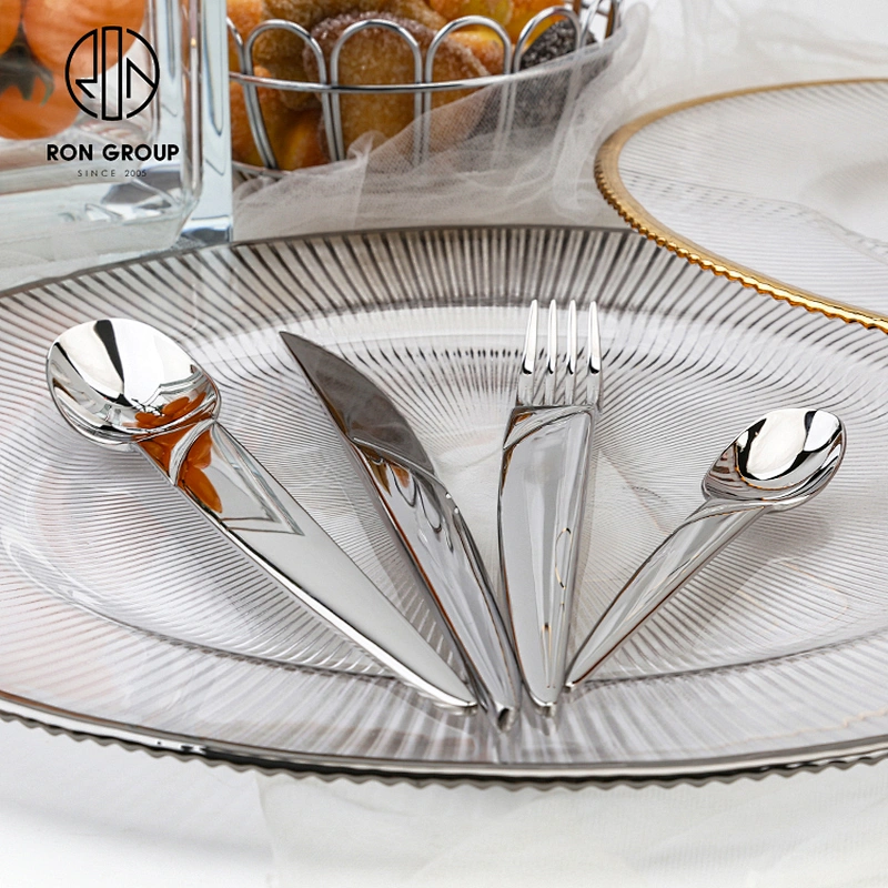 Restaurant Fork Spoon Knife Tea Spoon Stainless Steel Wedding Cutlery Set