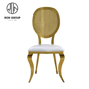 Fashion Hotel Furniture Stainless Steel Wedding Dining Chair