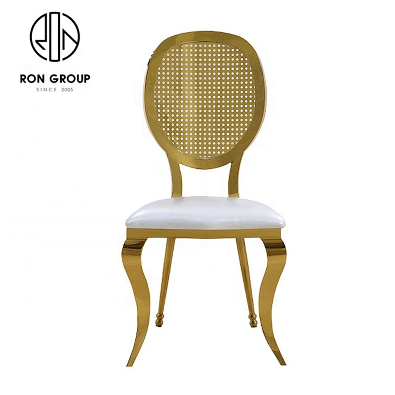 Fashion Hotel Furniture Stainless Steel Wedding Dining Chair