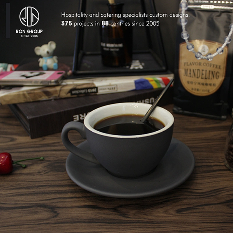 Wholesale Restaurant Reusable Tea Milk Ceramic Custom Coffee Mug