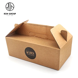 Wholesale Custom Logo Restaurant Food Containers Coffee Shop Cookie Cake Containers
