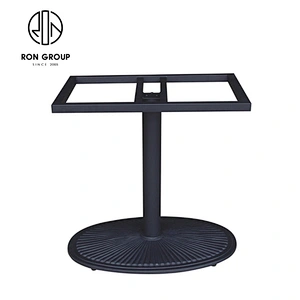 Factory Price Custom Coffee Black Metal Dining Table Legs