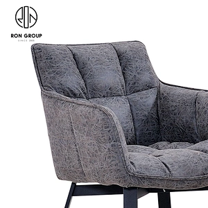 Modern Living Room Leather Metal Inner Frame Leisure Dining Chair