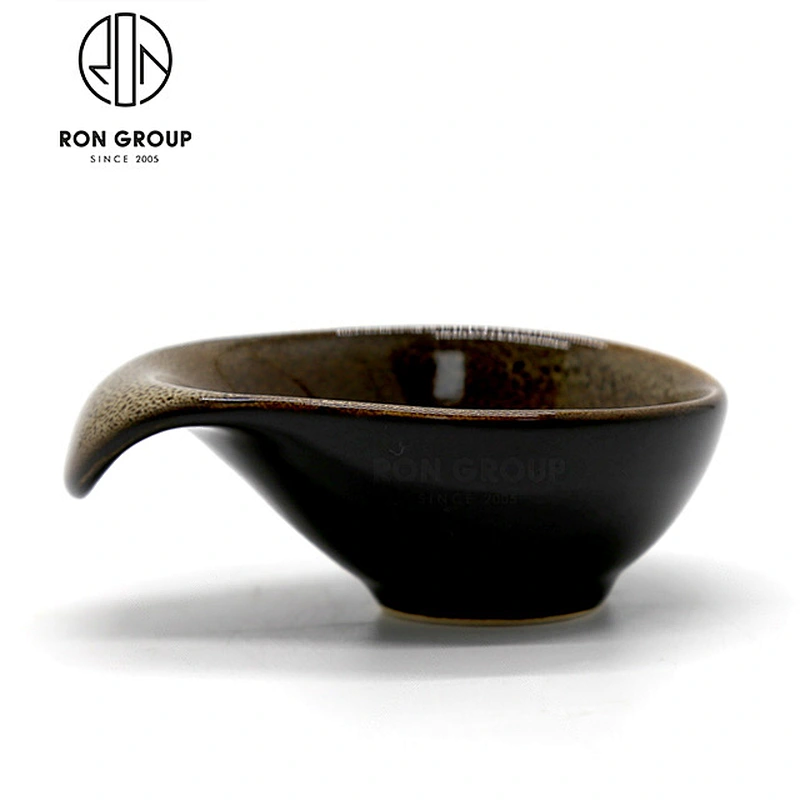 Wholesale Japanese Restaurant Tableware Ceramic Round Plates