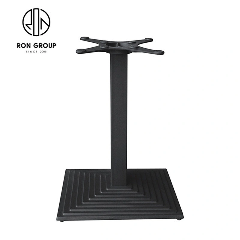 foshan furniture suppliers  metal furniture hardware leg with  Black power coat