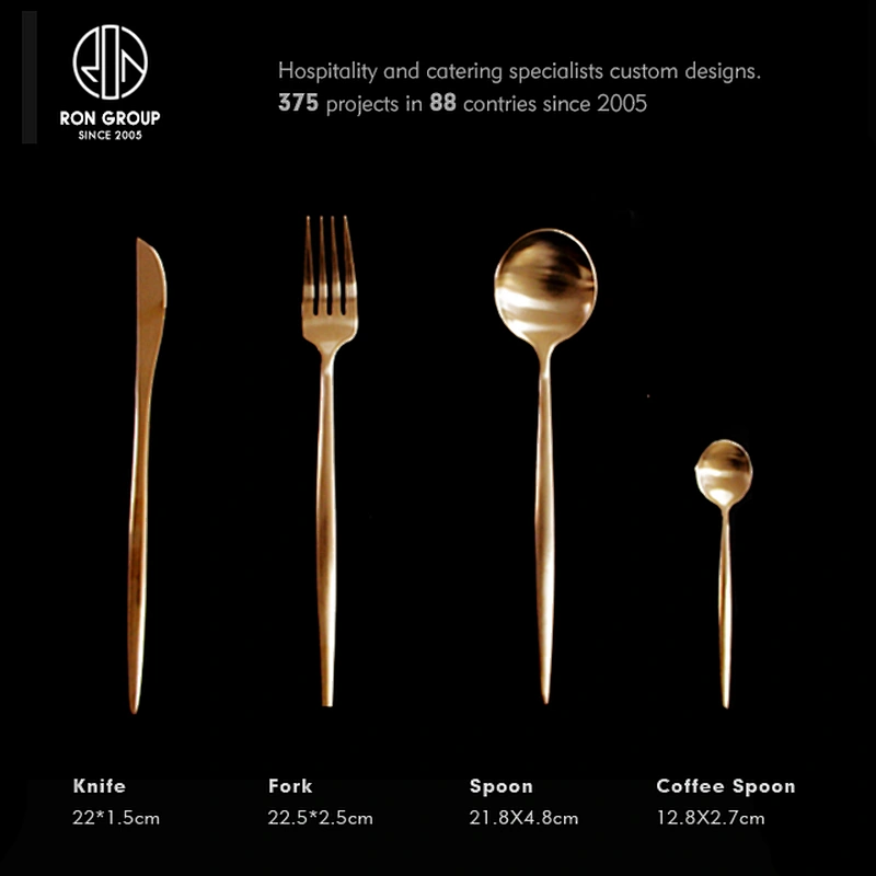 Old Style Cutlery Set for Restaurant and Cafe Stainless Steel
