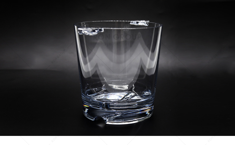 Food grade restaurant barware durable 2L plastic ice bucket for beer