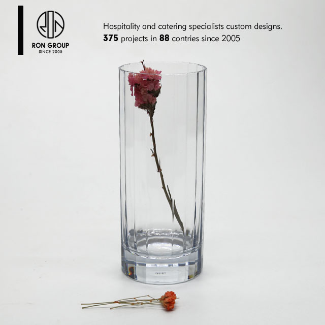 Wholesale Food A Grade restaurant tableware 550ml acrylic glassware