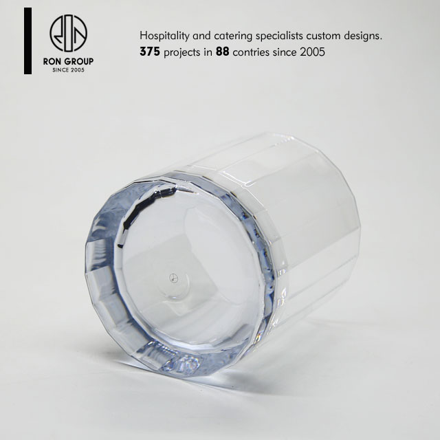 Wholesale Food A Grade restaurant tableware 550ml acrylic glassware