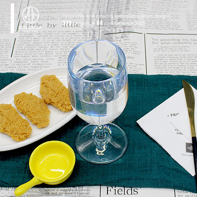 Foshan restaurant supplier 250ml unbreakable plastic wine glass