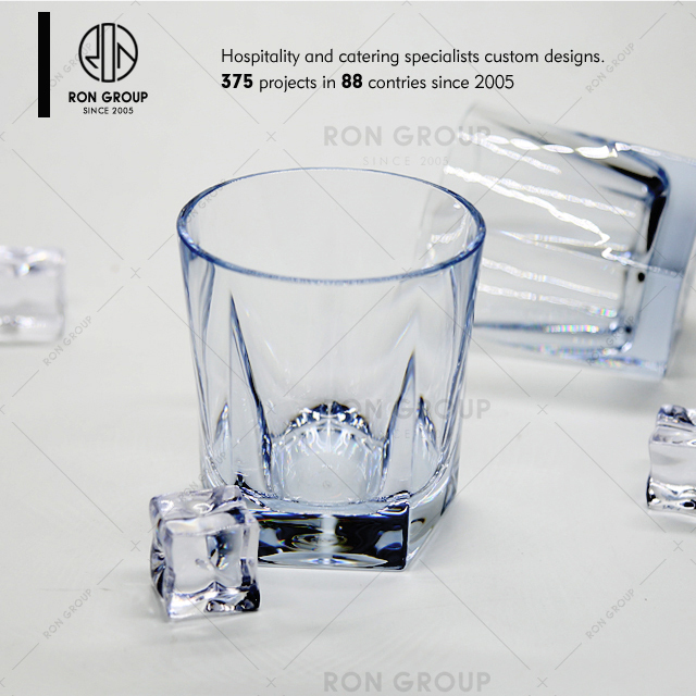 Bar restaurant supplier food grade reusable rock whiskey plastic cup