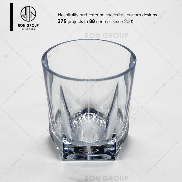 Bar restaurant supplier food grade reusable rock whiskey plastic cup