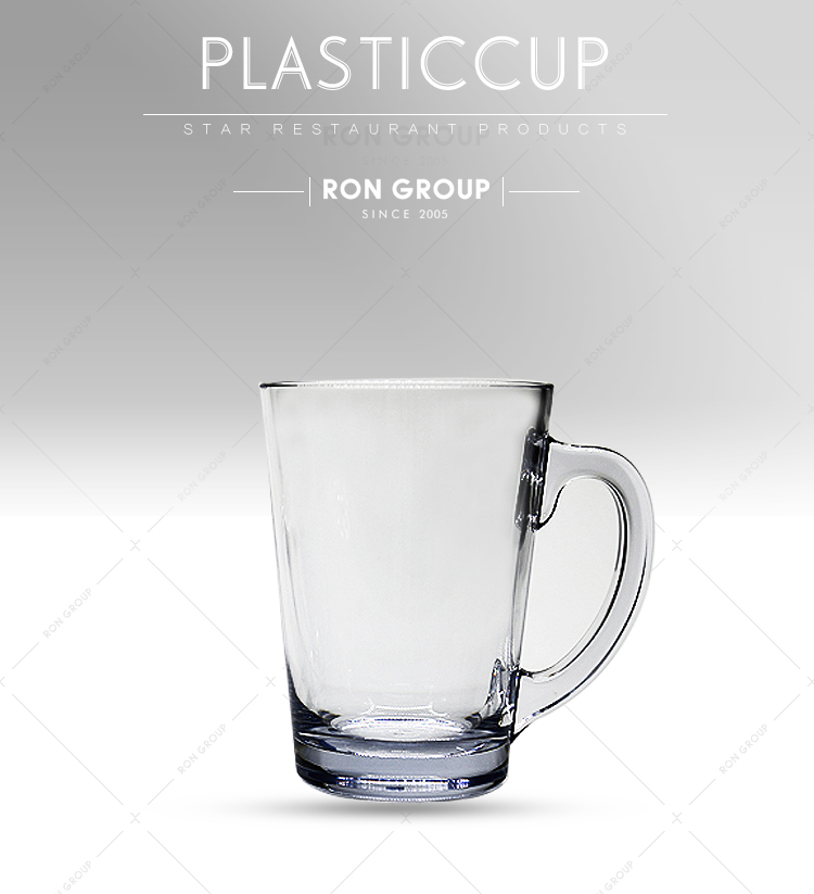415ml food grade durable polycarbonate german beer mug with handle