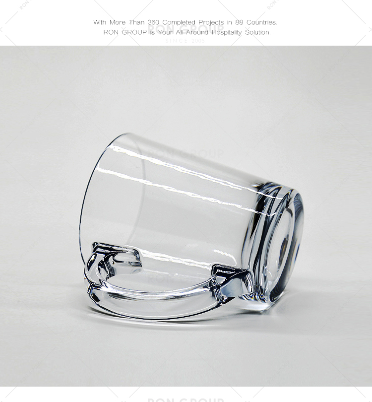 415ml food grade durable polycarbonate german beer mug with handle
