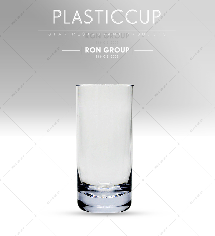Food grade restaurant drinkware 12oz milkshake plastic cup