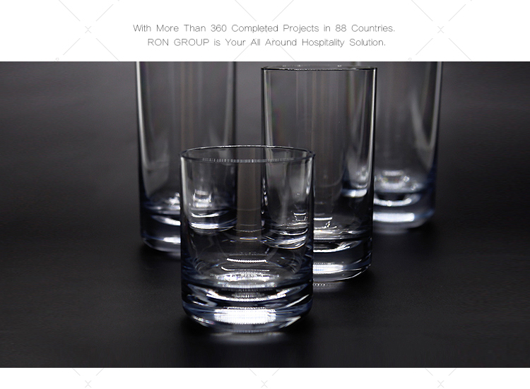 Food grade restaurant drinkware 12oz milkshake plastic cup