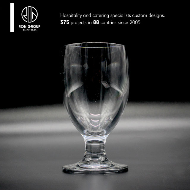 Foshan promotional restaurant food grade plastic water goblet