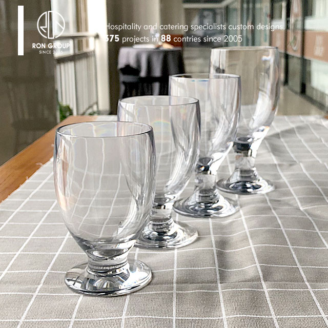 Foshan promotional restaurant food grade plastic water goblet