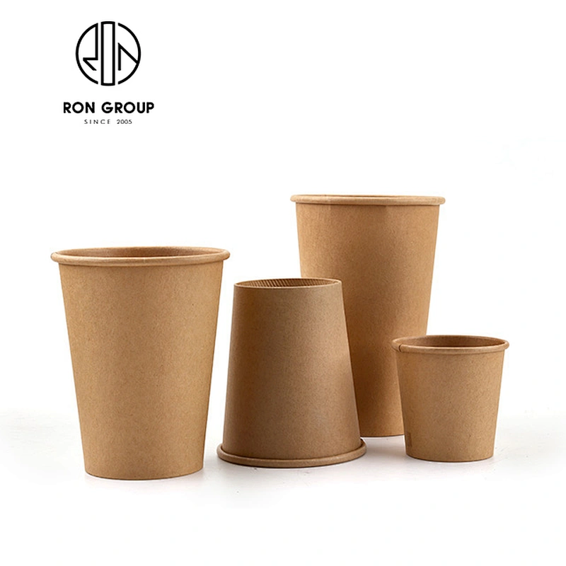 Wholesale Custom Logo Disposable Single Wall Paper Cups