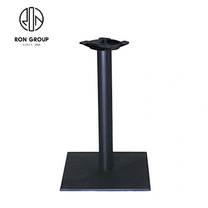 square black cast iron metal dining table base legs  for restaurant furniture