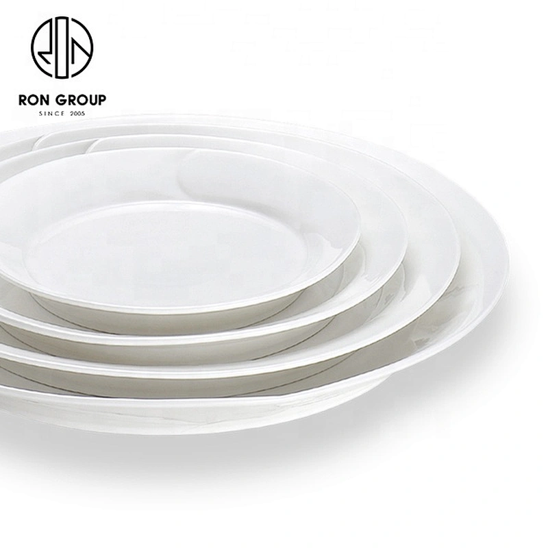 Guangzhou New Design In Style Round Soup Plate For Restaurant Used