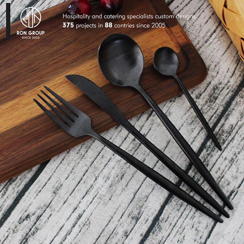 Restaurant Supplier Stainless Steel Cutlery Set for cafe