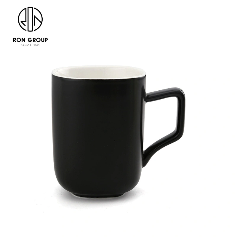 Hotel Restaurant Use Food Grade Ceramic Coffee Cup Travel With Handle