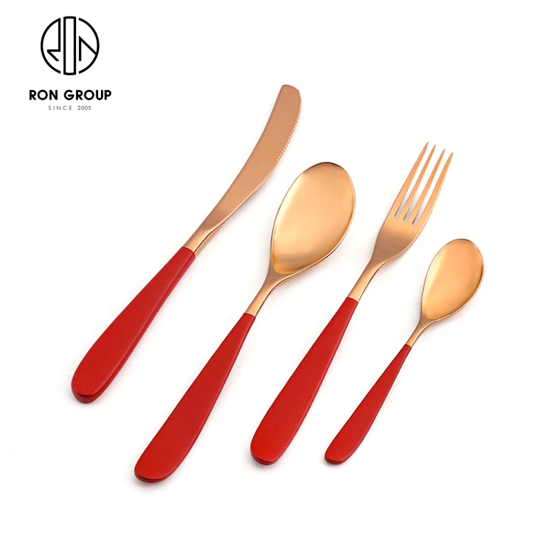 Hot Dinner Set 4pcs Stainless Steel Wedding Gift Set Tableware