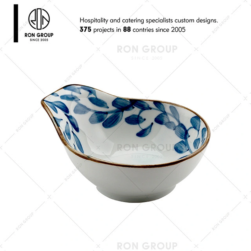 Restaurant Blue And White Porcelain Bowl