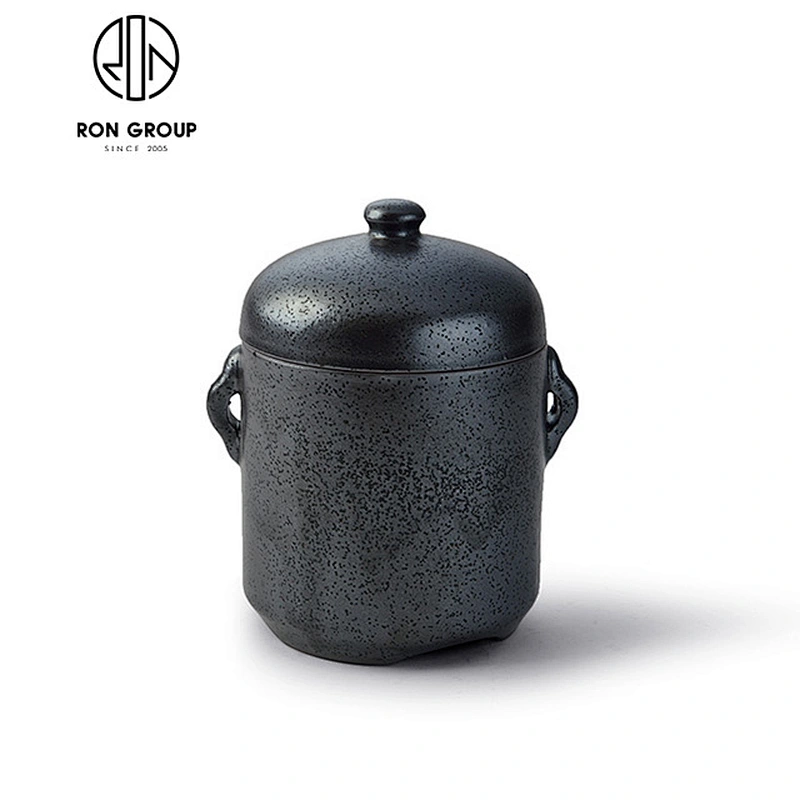 Custom Matt Black Coffee Cup Handmade Ceramic Mug