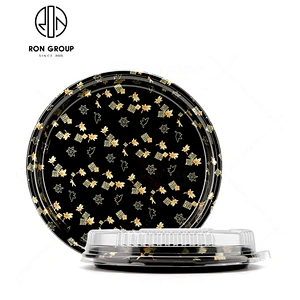 Wholesale Disposable Plastic Round Sushi Container