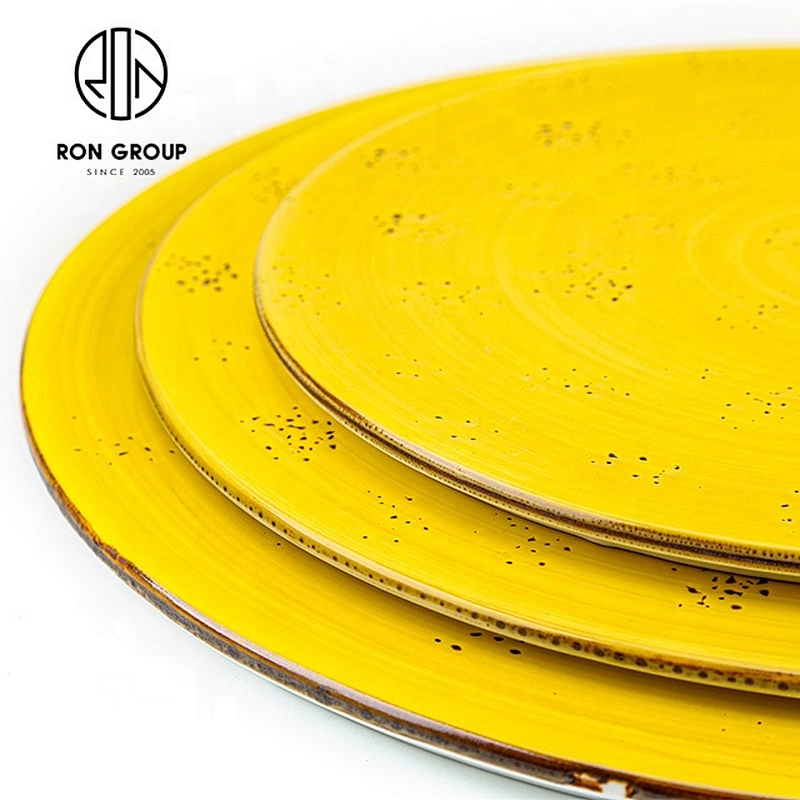 Chinese Nordic Creative Round Dish Cheap Restaurant Dinnerware