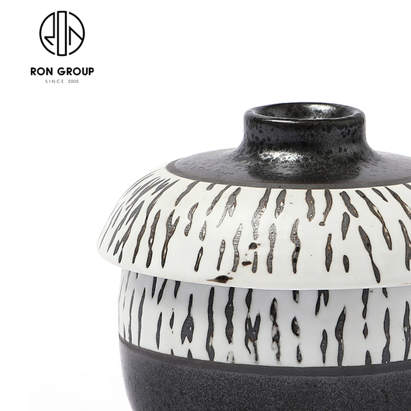 Japanese Best Selling Restaurant Porcelain Round Sugar Bowl With Cover