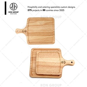 Custom restaurant pizza cutting board wooden food serving board