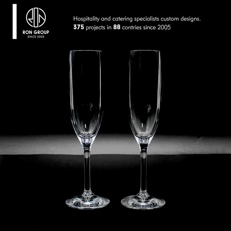 Dishwasher safe hotel 170ml champagne plastic cup for sale