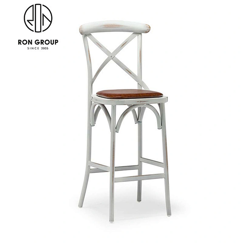 Wholesale Cross Back Industrial Bar Chair