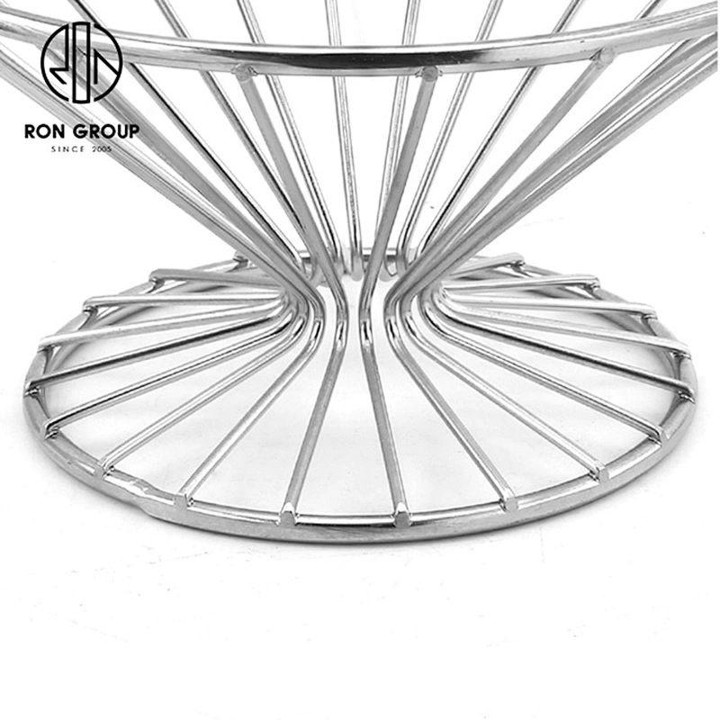 Customized Flat Straight Line Metal Wire Iron Mini Fries Rack For Sale