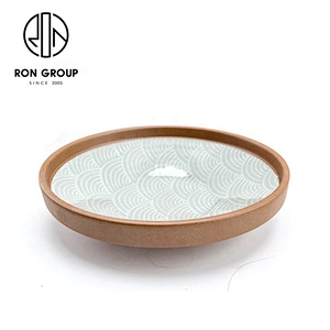 Wholesale Irregular Edge 8 Inch 10 Inch Custom Ceramic Plates