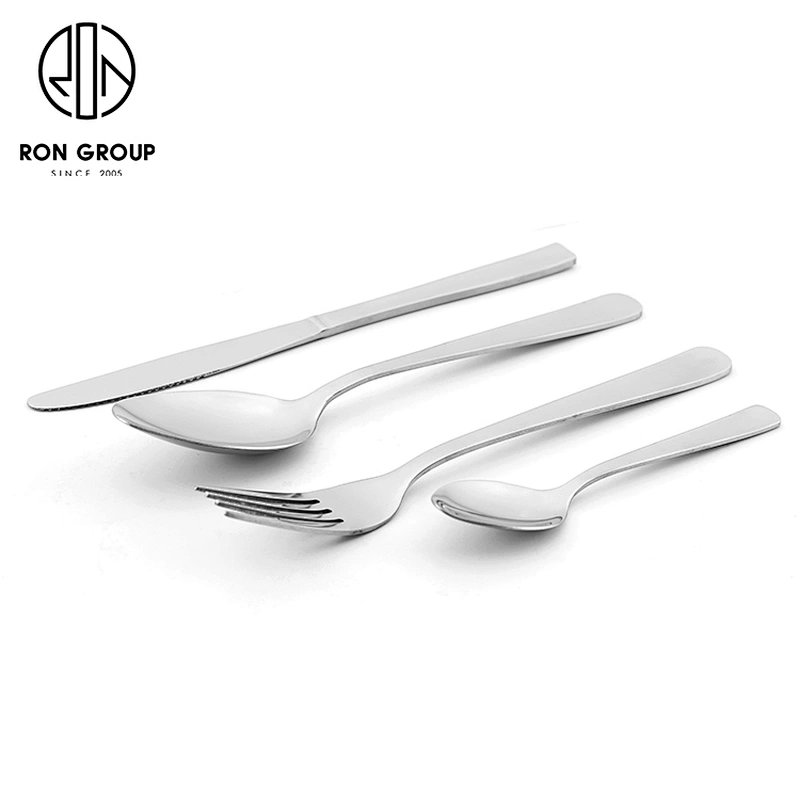 Wholesale Restaurant Coffee Shop Customize Stainless Steel Metal Cutlery Set