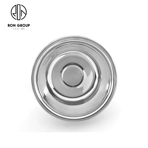 Hot Sale Hotel Kitchen Mirror Silver Metal  Mixing Food Salad Bowl