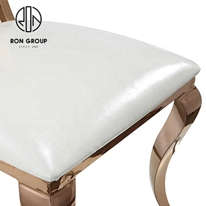 Gold Luxury Sample Modern Stainless Steel Banquet Chair