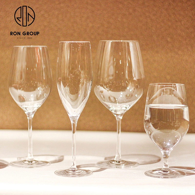 Custom Restaurant 645ML Lead Crystal Thin Stem Bordeaux Wine Glasses