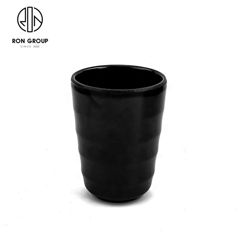 High Quality Eco-friendly Coffee Tea Drink Cup Black Ceramics Melamine Cup