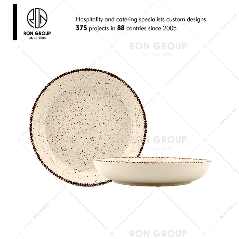 Hot Sale Restaurant Porcelain Soup Plate