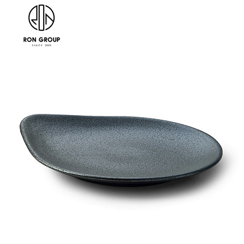 Wholesale Black Color Restaurant Ceramic Crokery Tableware