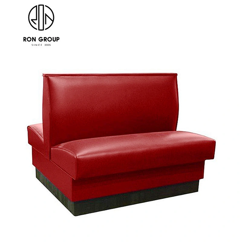 Wholesale Custom Leather Curved Booth Seating