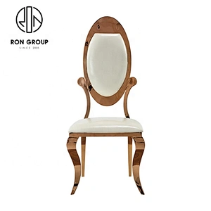 Gold Luxury Sample Modern Stainless Steel Banquet Chair